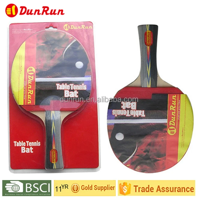 5 Stars Rubber In-Two Sides Short Handle Training Table Tennis Racket