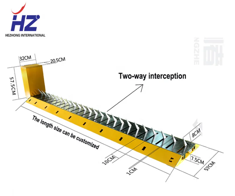 Traffic Barrier Tyre Killer Spike Barrier Heavy Duty Automatic Electric Barriers