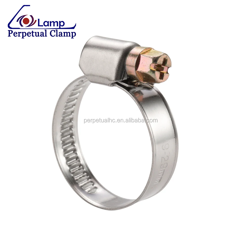 Germany Type Worm Driver Hose Pipe Clamp For Gasoline Engine