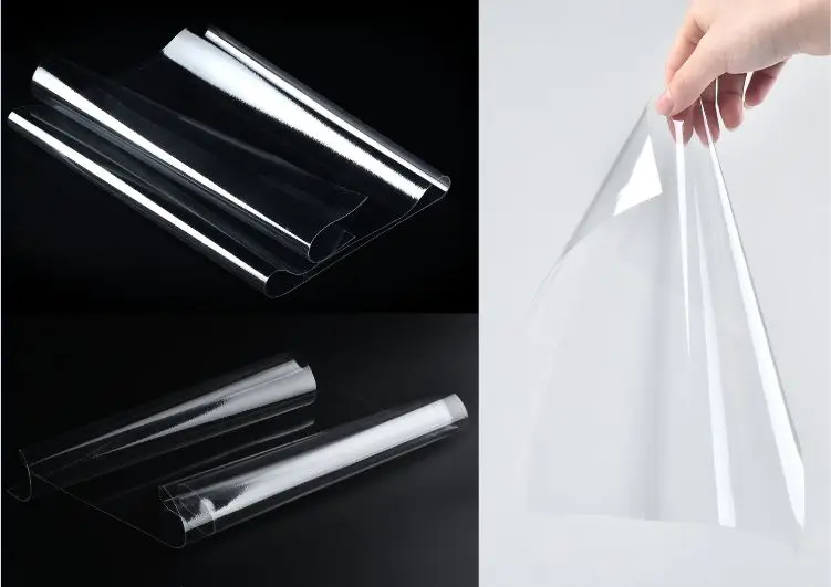 Лучшее качество прозрачной и прозрачной электростатической пленки для украшения и печати