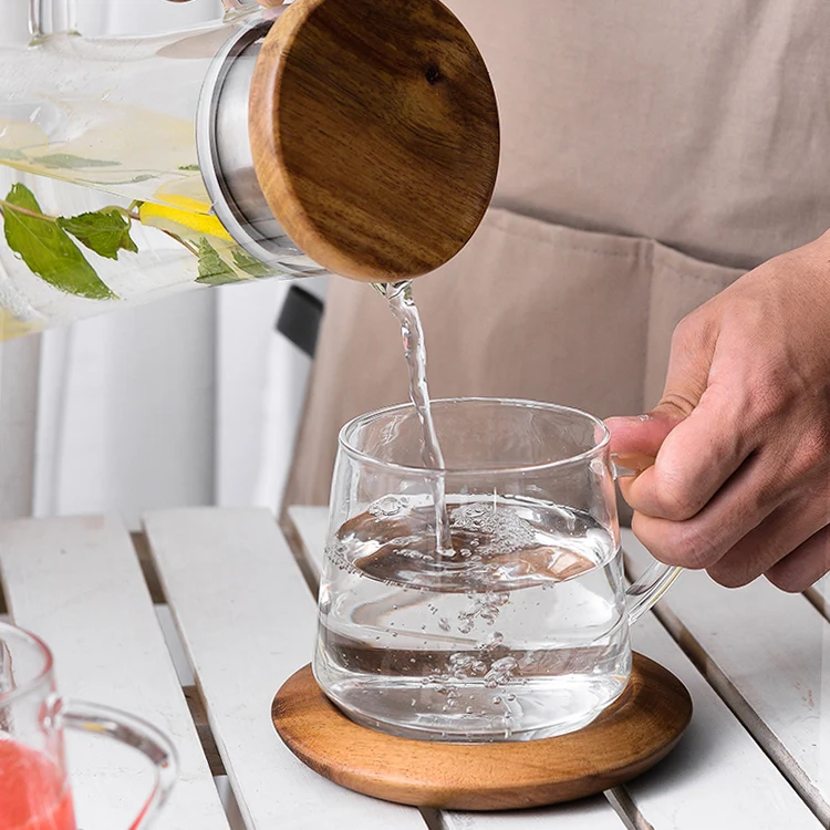 Подарочная рекламная чашка для чая из боросиликатного стекла Amazon