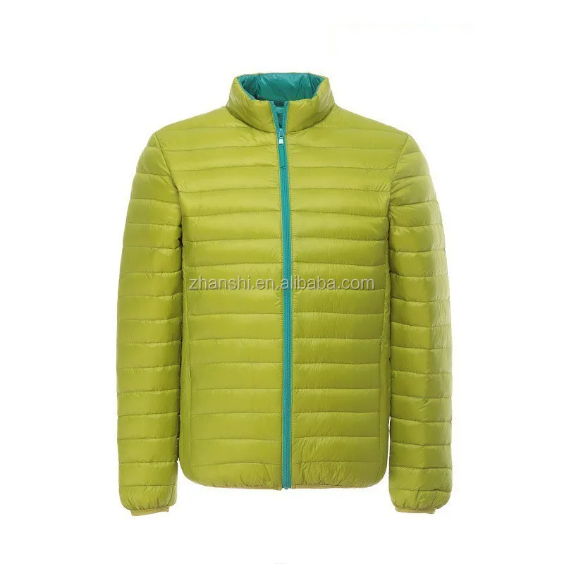 Fashion European Style Foldable Ultra Light Man Down Jacket For Winter