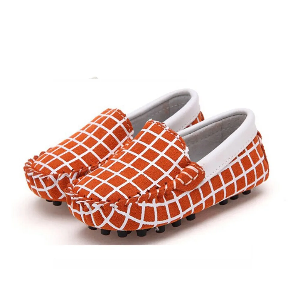 Baby Mocassins Shoes European Style Rubber Sole Boat Shape Buster Brown Baby Walking Shoes Wholesale
