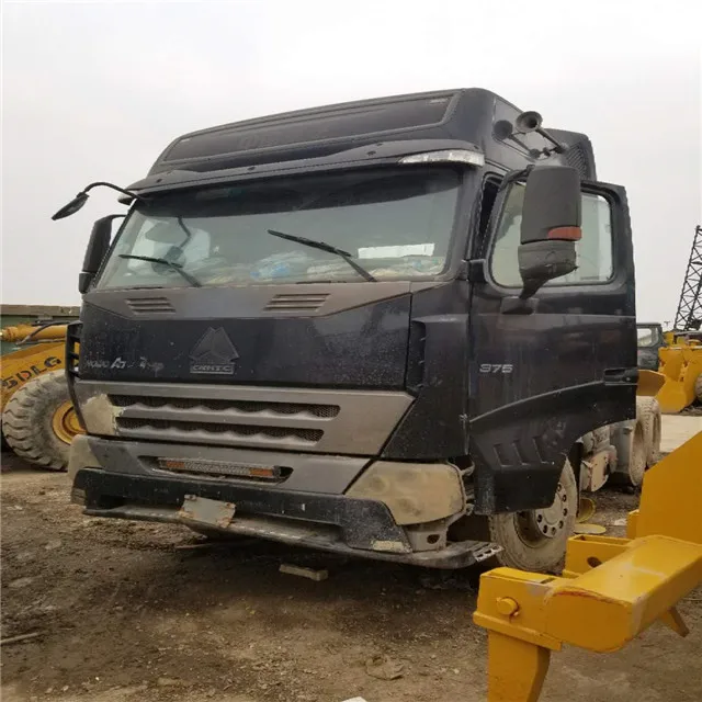 Sinotruck Used howo dump truck head A7 375hp 6x4 10 wheels 12 wheels truck with trailer tractor for sale