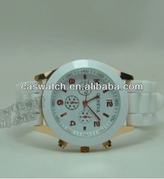 2014 new product geneva silicone watch for ladies women watches made in china cheap silicone quartz watch china manufacturer