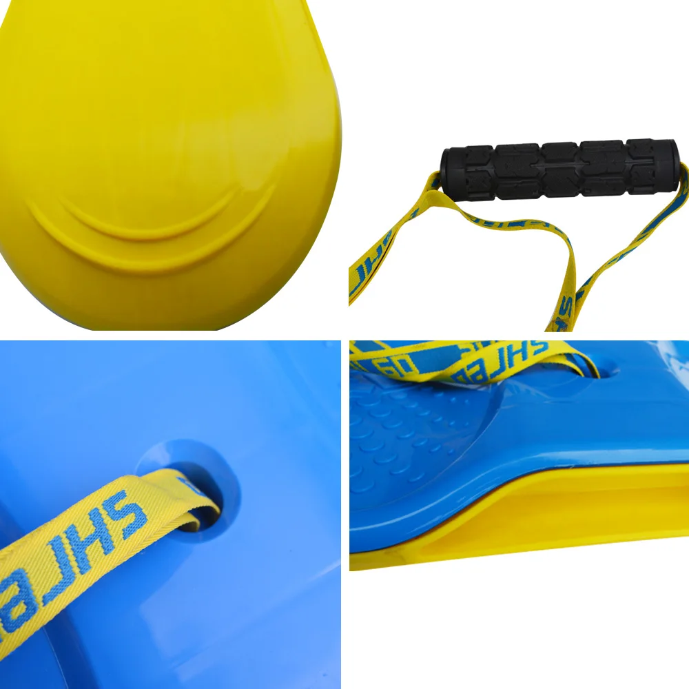 New shred snow skate with adjustable Handle for Stability & Tricks,bottom ridges and unique side grabs