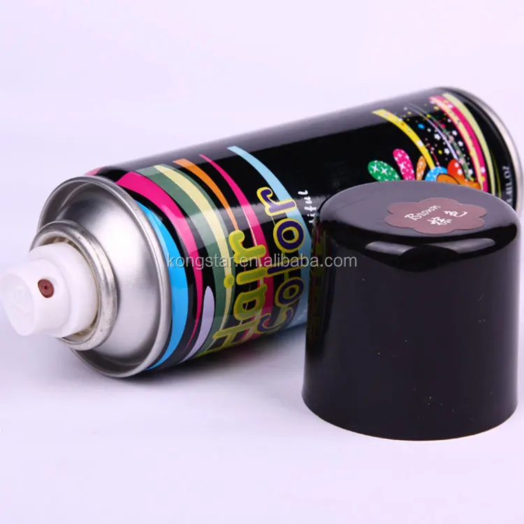 Instant neon color aerosol colorful hair spray