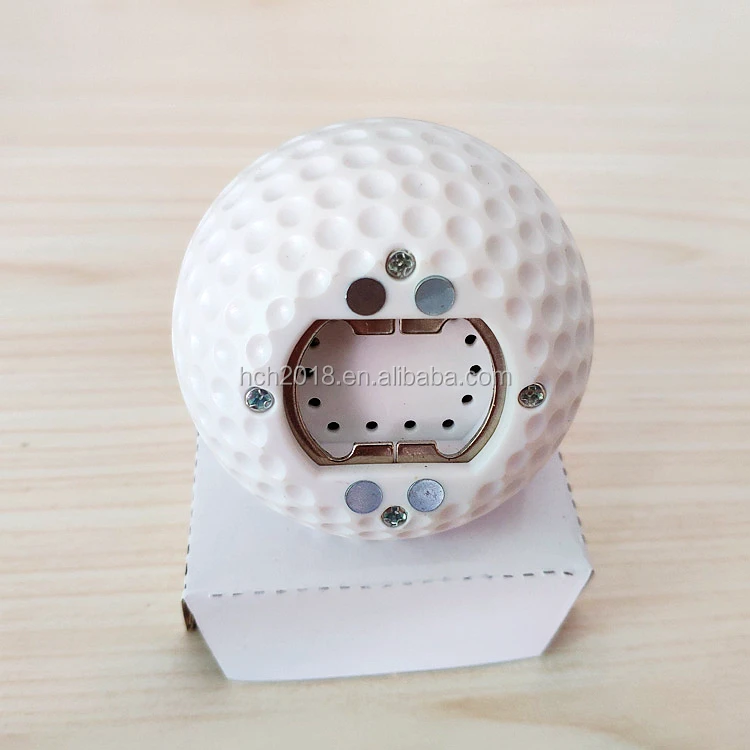 Popular printing logo golf wine Music bottle opener