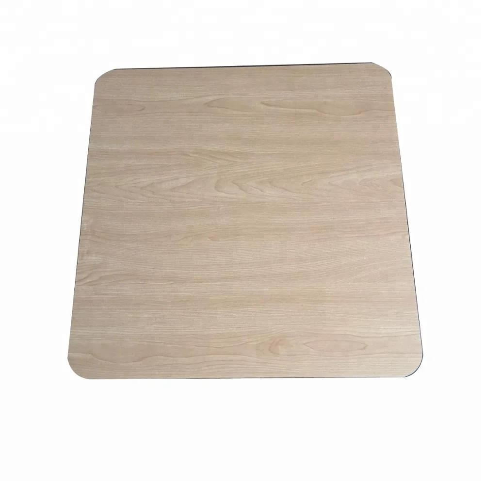Square and round solid wood table top