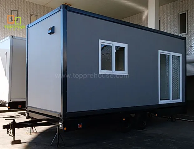 Container caravan moving cold steel rolling container house in afghanistan modular students rooms