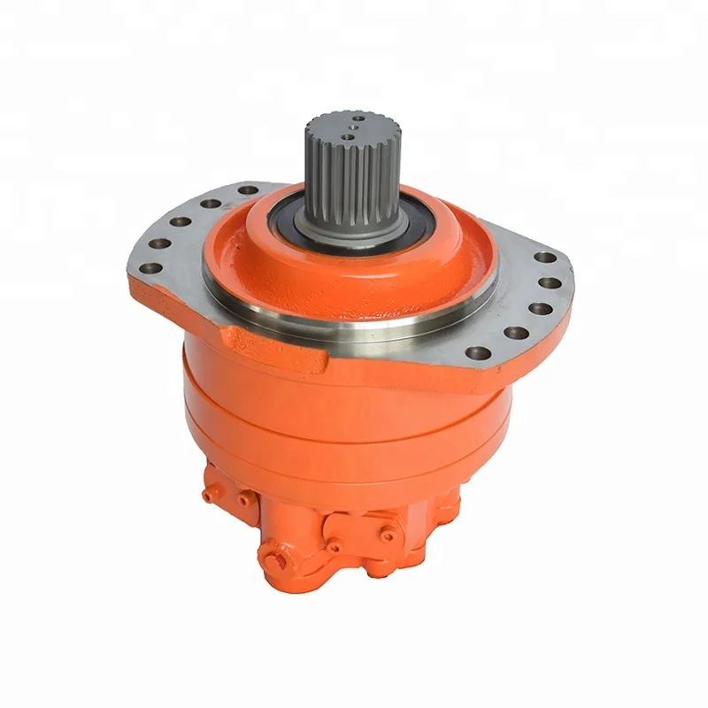 TOSION Brand moteur Poclain hidrolik MS35 MS 35 Radial Piston Hydraulic Hydraul Wheel Motor For Sale With Brake