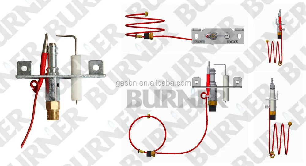 B880305 gas water heater ignition parts/pilot burner/flame sensor
