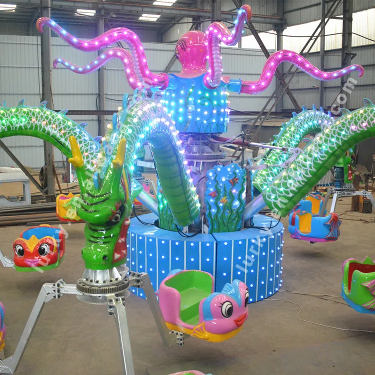 Alibaba fr rotary lifting giant octopus rides for outdoor amusement park
