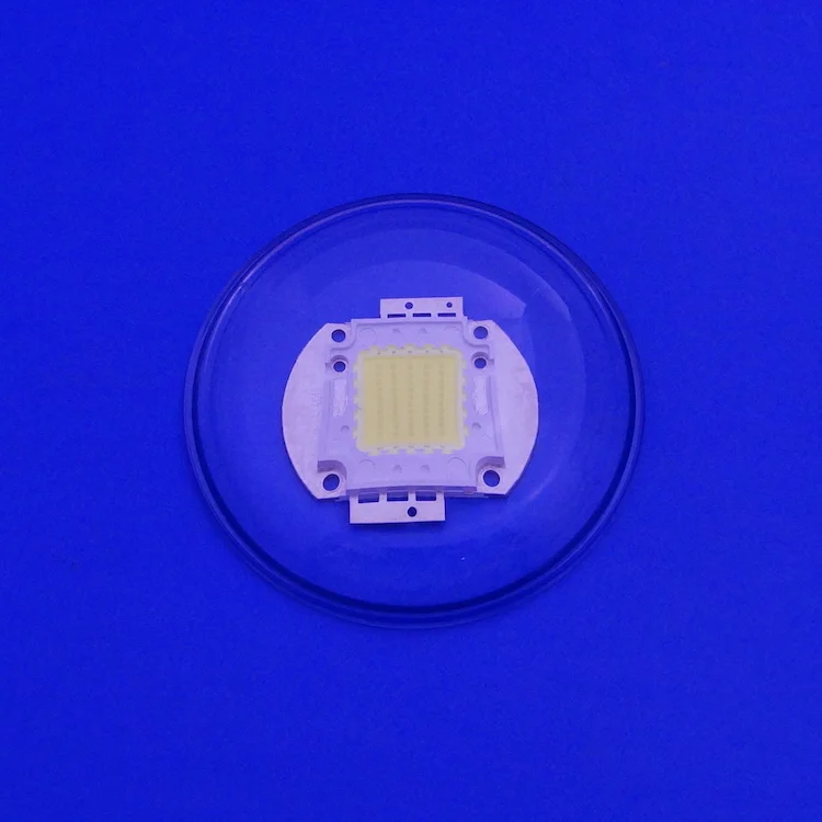 50W 100W 150W 200W COB LED Glass 110mm Lens 130 Degree for High bay light