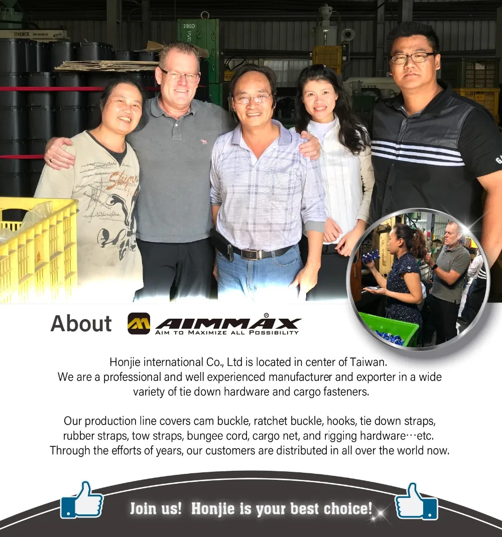 Plastic Adjustable Strap Metal Cam Lock Buckle