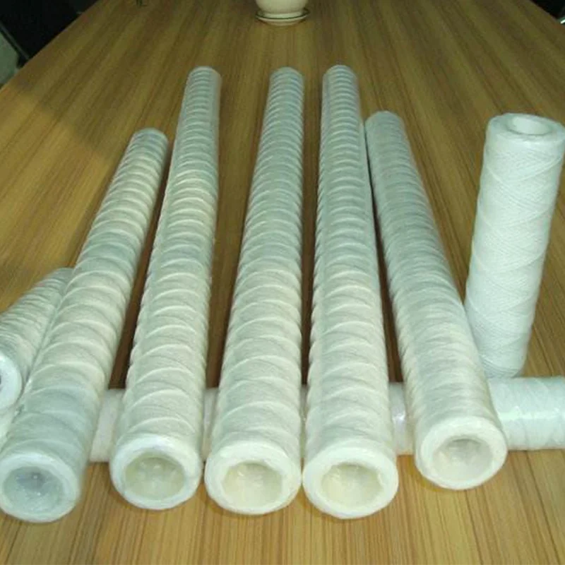 40 Inch 5 Micron PP Yarn Filter Cartridge and String Wound Filter for Sediment Filter