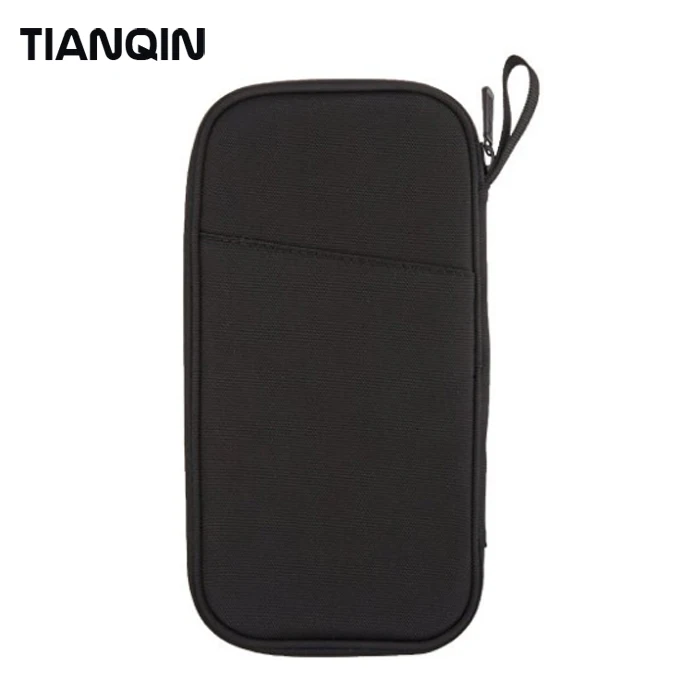 Fashion Multi-purpose RFID Business Card Organizer Travel Wallet Passport Holder Bag