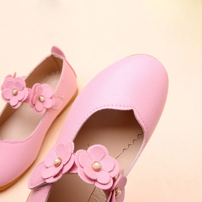 
Kid Shoe New Style Sweet Flowers Girl Shoes Fashion Child Dress Shoes 
