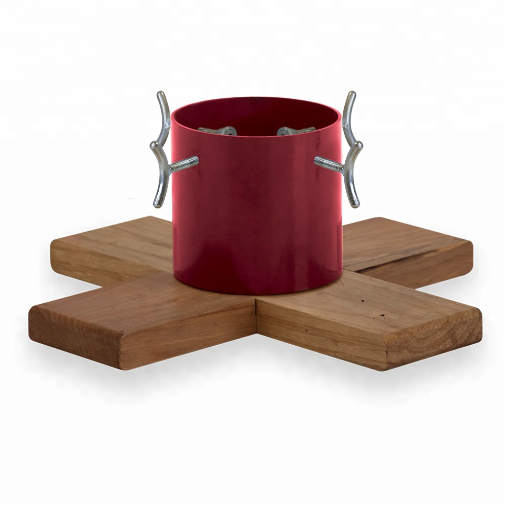 Большая деревянная подставка для рождественской елки, подходит для настоящей елки