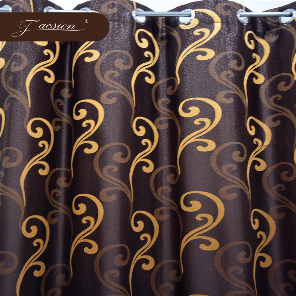 hot selling high quality extra wide bath polyester shower curtain Jacquard Curtain White Polyester Cotton Fabric Rolls