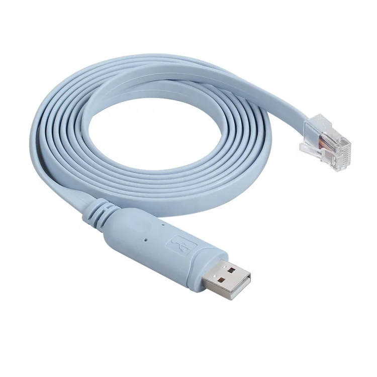 6Ft RS232 FTDI Chip USB to RJ45 usb console cable for  routers windows Mac