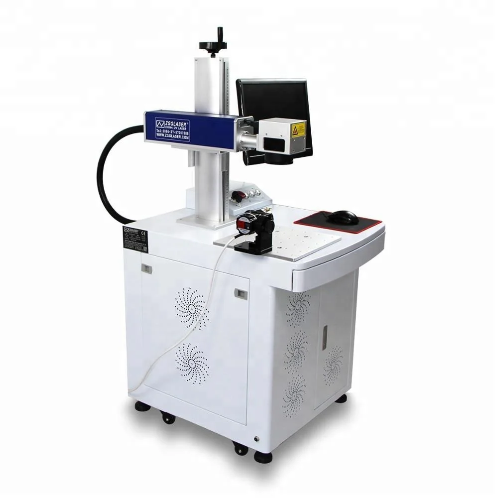 20W 30W 50W Fiber Marking Laser Machine on Stainless Steel Pans and Pots/cookware Spoons  Fishing Rod Laser Engraver