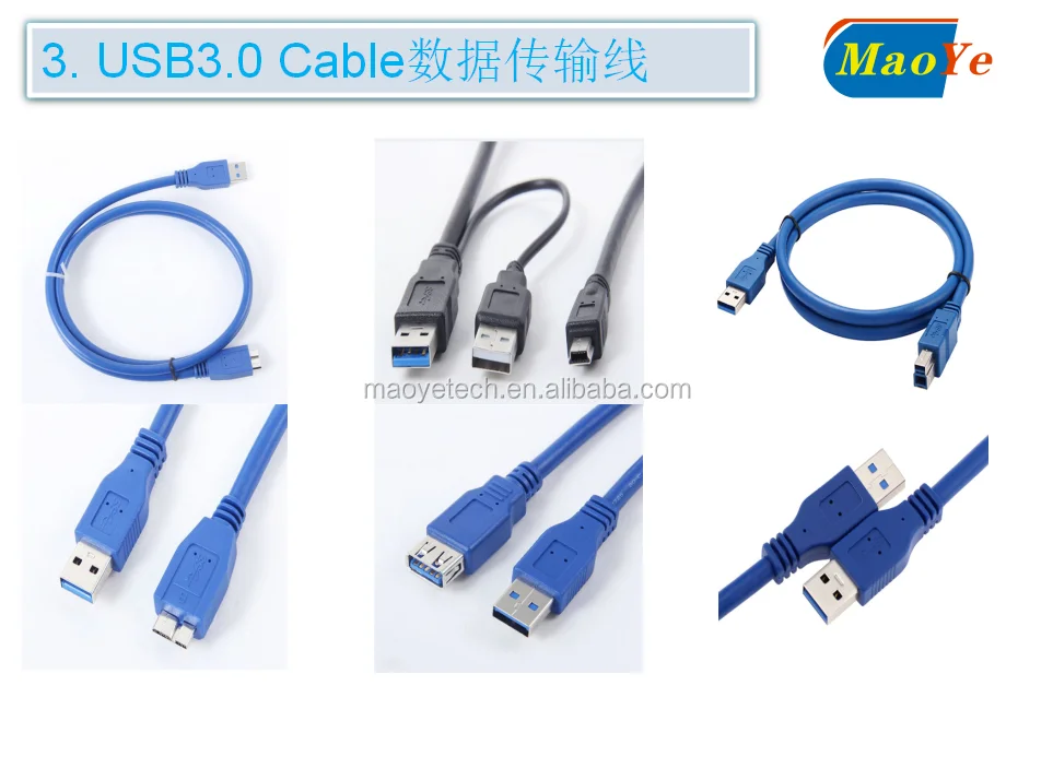 USB 3.0 AM TO MicroB 90 degrees bend Date Cable factory wholesale