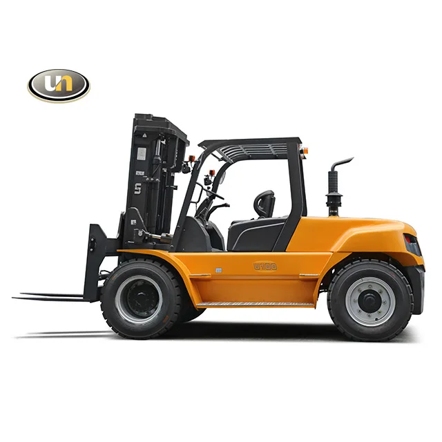 Balance Weight 10 Ton Heavy Duty Manual Diesel Engine Forklift Truck
