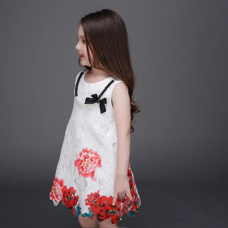 Alibaba Express Turkey Modern Flower Child Girls Boutique Net Dresses
