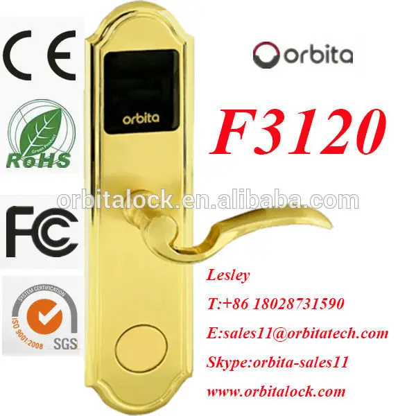 новое прибытие rfid карты замок гостиницы от орбита домашних конструкций