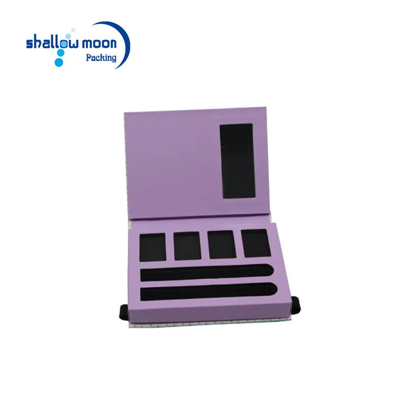 
Wholesale Luxury empty custom logo makeup palette/Paper box palete for makeup packaging/Cardboard eyeshadow 