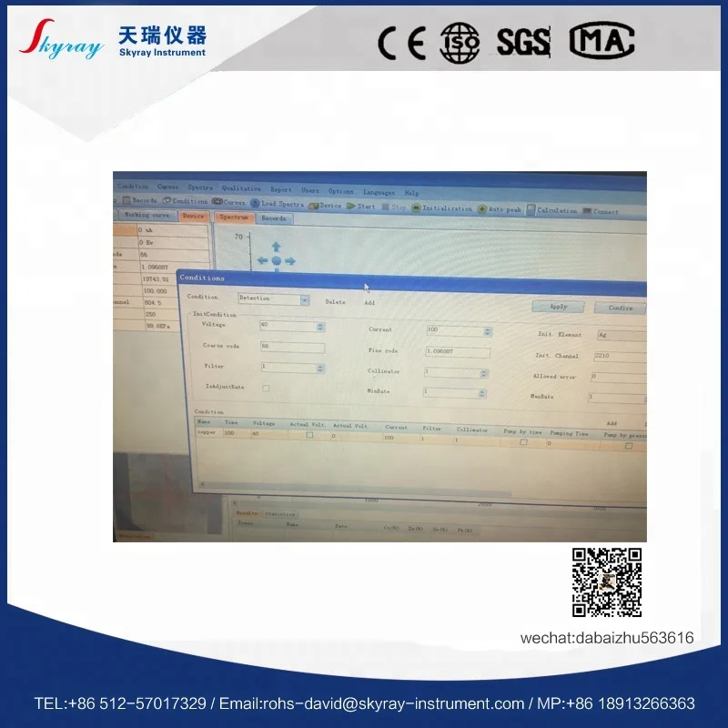 
laboratory equipment xrf metal analyzer spectrometer 