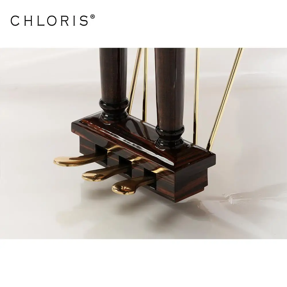 Solid Wood Keyboard piano HG-152 with Curved Legs and German Piano Parts