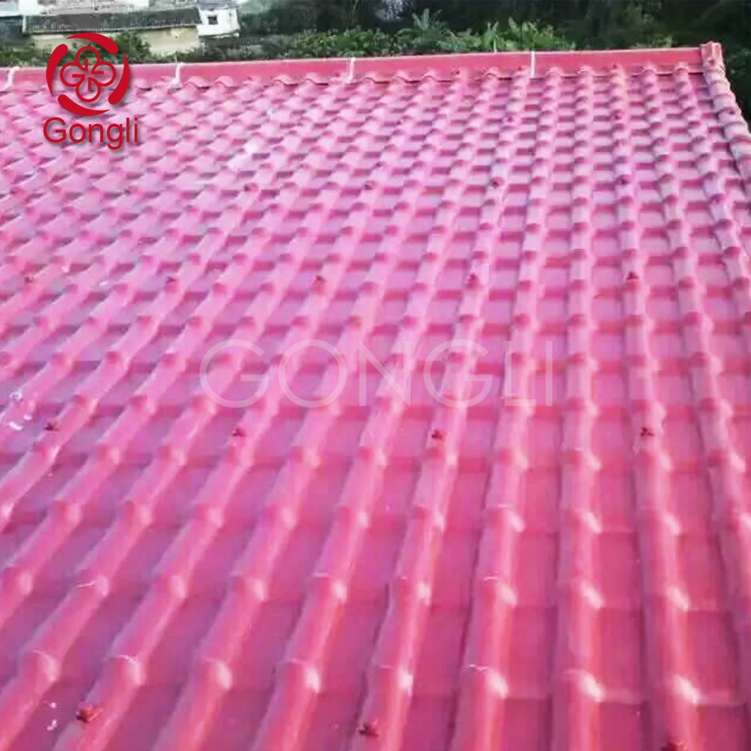 Synthetic resin roofing sheet spanish roofing tile pvc plastic roof tile