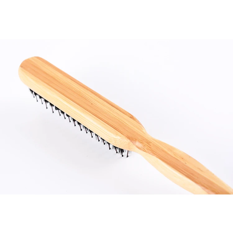 Professional Cheap Wholesale 100% Natural Boar Bristles Wood Hair Coloring Synthetic Hair brush Hair Tint Brush