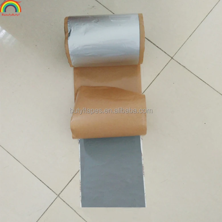 Waterproof aluminum butyl putty tape 1mm x 150mm x 20m/roll