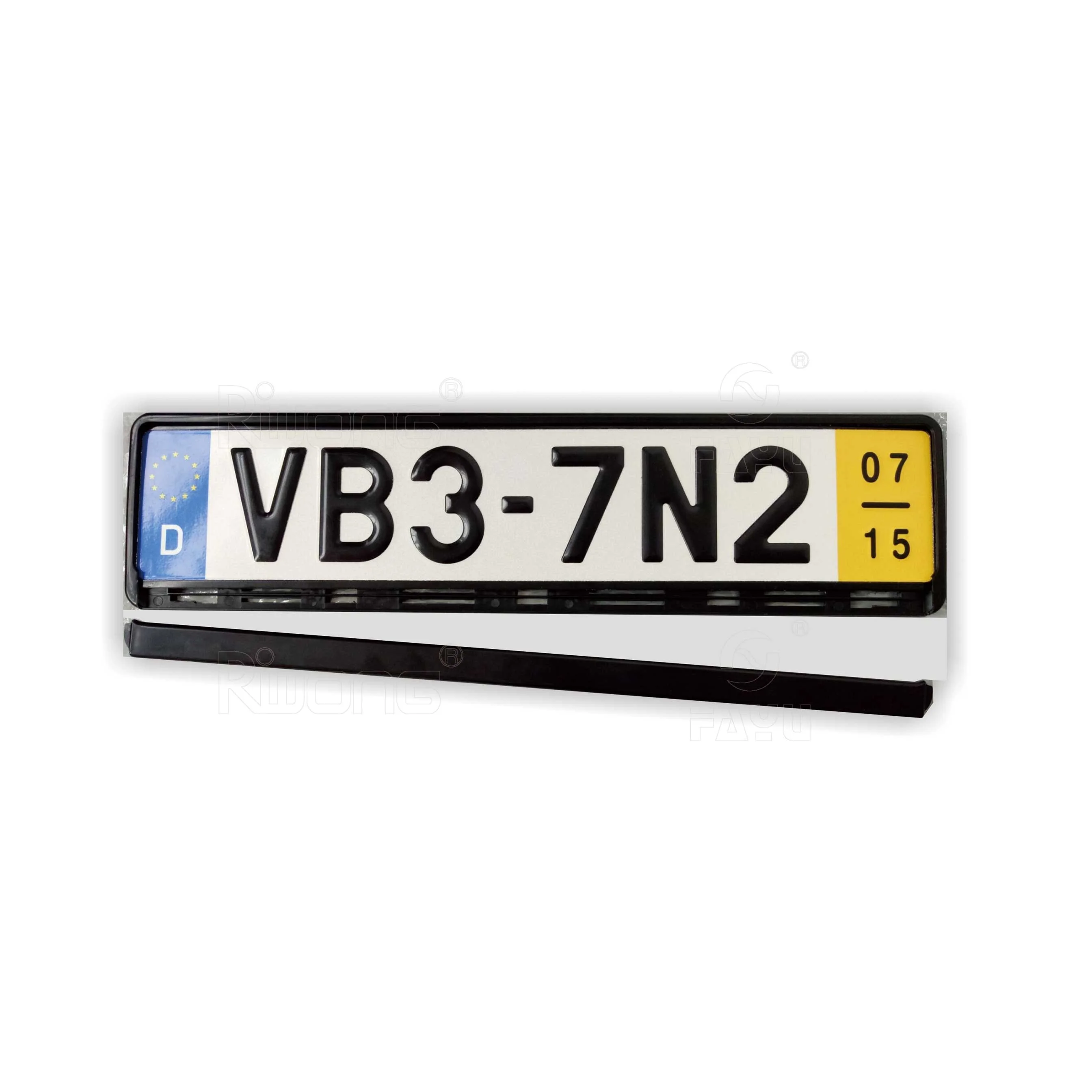 Senegal plastic number plate frame