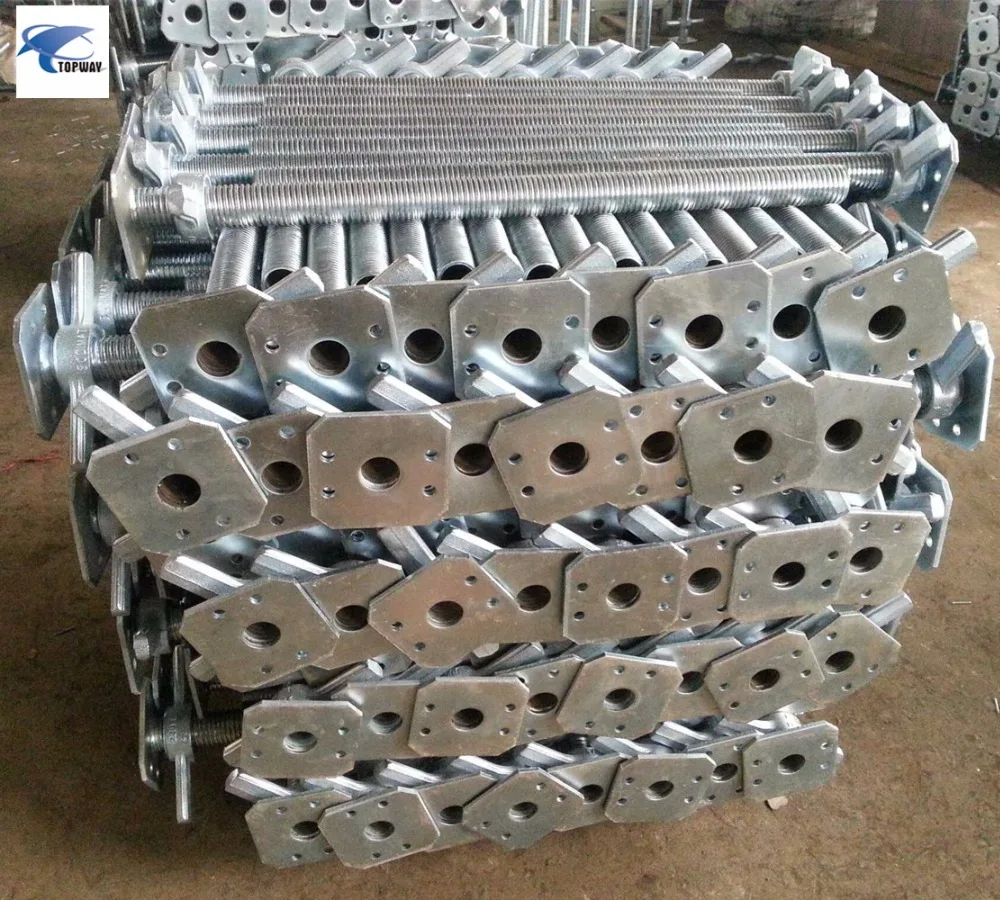 Construction Scaffolding part Solid U-head vertical Screw Jack