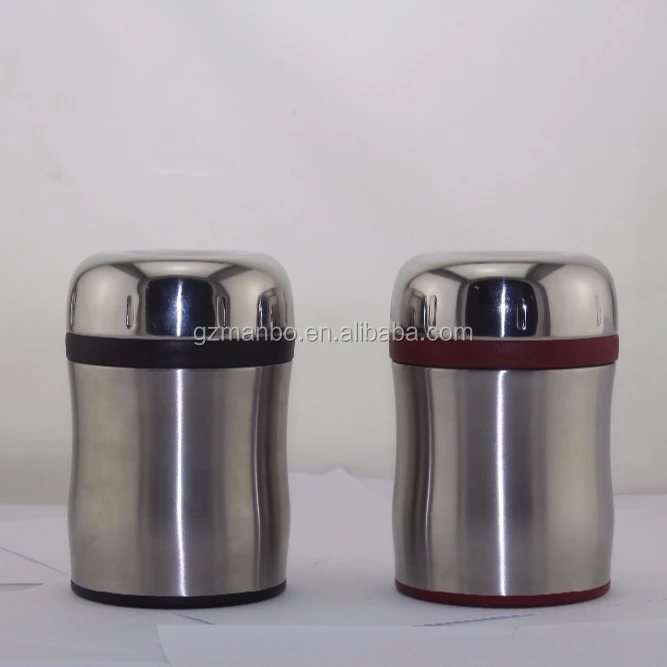 Manbo Brand 18 8 Double Wall Stainless Steel Thermos Food Flask Food Warmer With Spoon