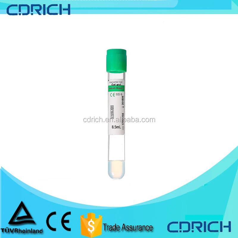 
High quality Blood Collection Tube PRP Tube with Gel Plasma/Bd Vacutainer 