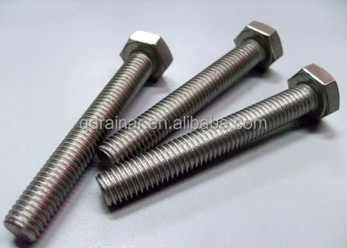 Болт из нержавеющей стали с шестигранной головкой ISO 4014 4017