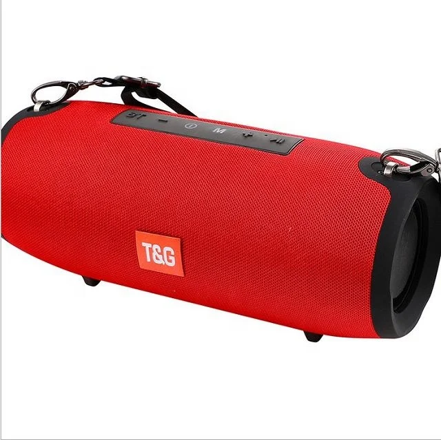 TG118 Hot Sale  outdoor music mini War Drum portable fm fabric wireless speaker with carring
