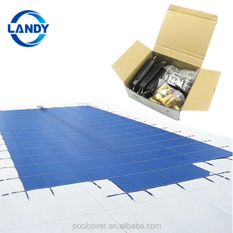 Safety Mesh Overs in Ground Pool for Kidney Shaped Pool 25x45,25x50,30 X 60 Winter for Kids Swimming Pool and any Other Pools