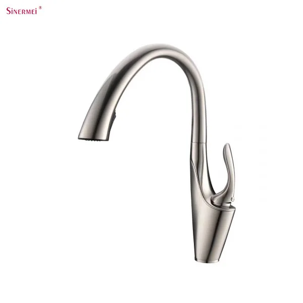 Dual Function Deck Mounted Sprayer Faucet Single Hole Kitchen Mixer