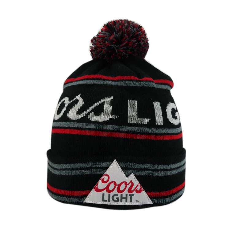 Wholesale Design Your Own Logo 100% Acrylic Beanie Winter Hat Oem High Quality  Knitting Hat