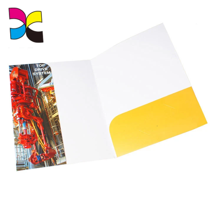 Высококачественная папка для документов формата А4 на заказ, бумажная папка для презентаций