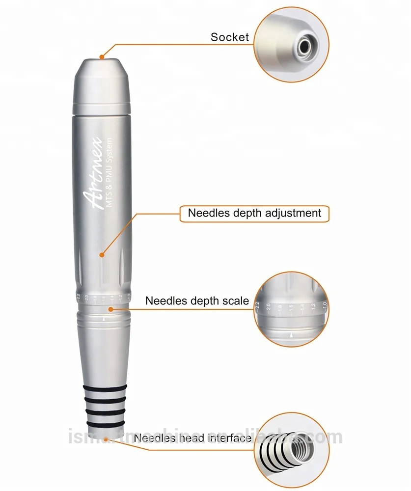 
Newest best electric microneedle derma pen for PMU MTS 