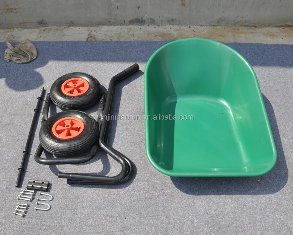 WB6406S 2 wheel metal garden wheelbarrow 100kgs