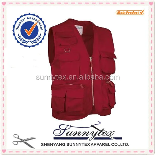 
fishing journalist safari vest for mens design 
