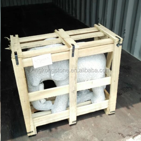 
Factory price elephant stone carving sculpture 